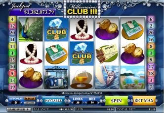 Progressive Pokies Millionaires Club 3